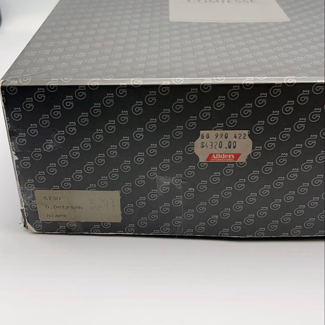 美品✨COMTESSE コンテス 2WEYショルダーバッグ　オーストリッチ　黒