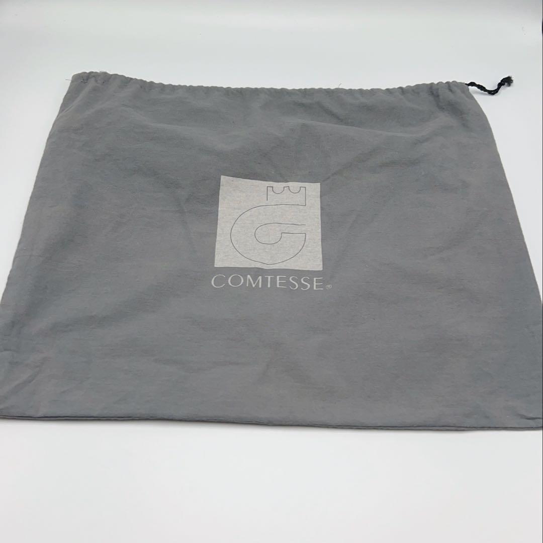 美品✨COMTESSE コンテス 2WEYショルダーバッグ　オーストリッチ　黒