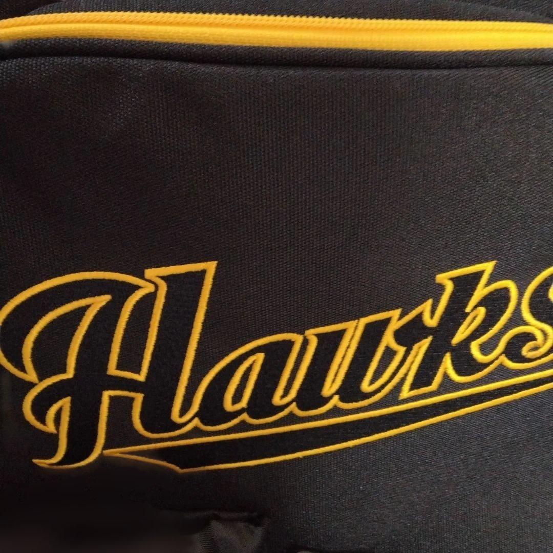 SoftBankHAWKSオリジナルイス付リュック 黒/黄色