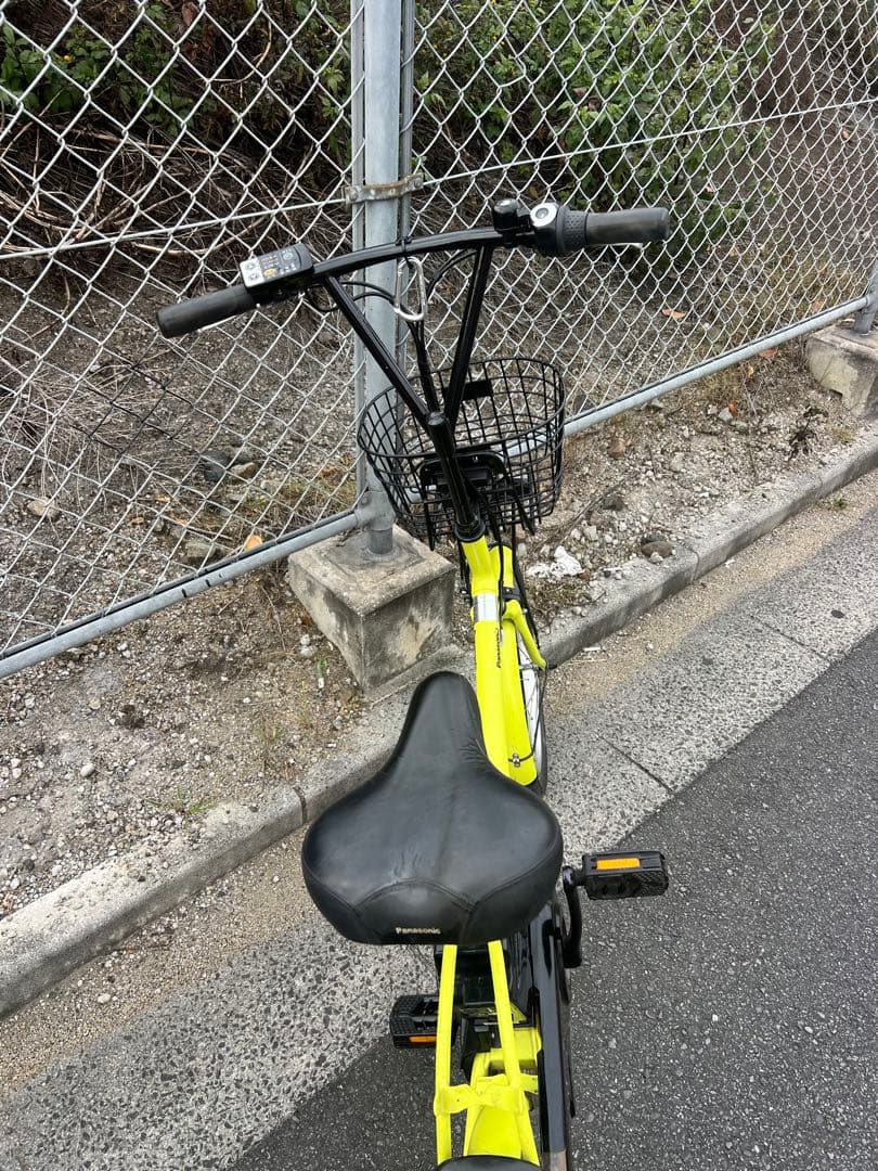 パナソニック電動アシスト自転車20インチ後輪タイヤ新品交換済関東圏配送可能