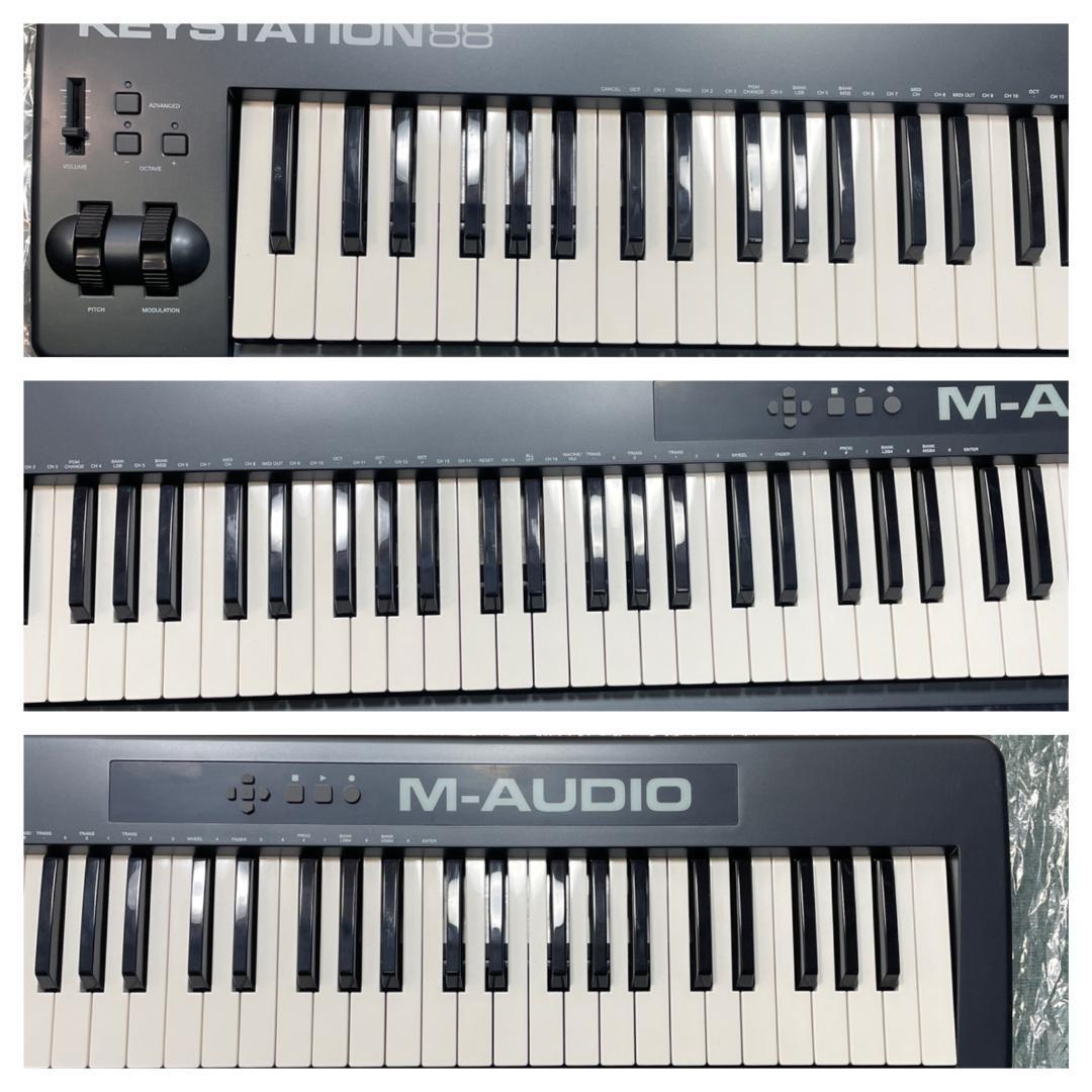 2Y♦874 M-AUDIO MIDI キーボード KEYSTATION 88