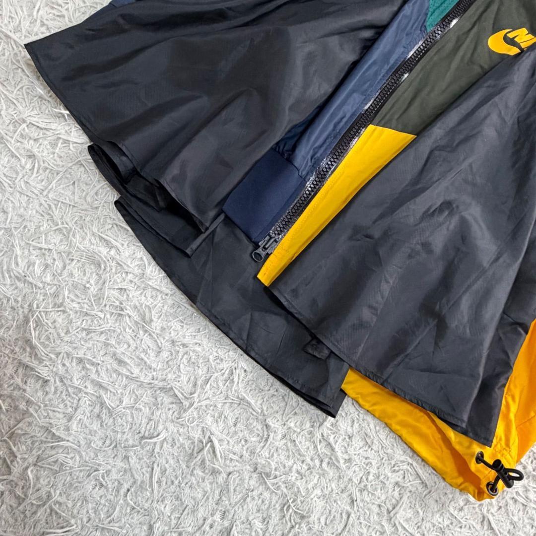 16980✨NIKE sacai 再構築 ドッキング パーカー スカート ロゴ