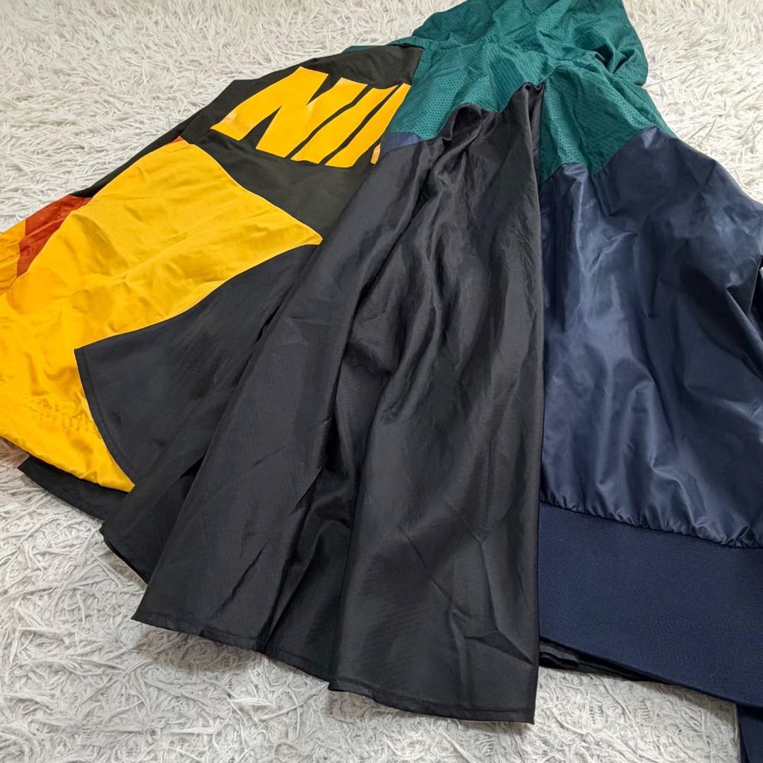 16980✨NIKE sacai 再構築 ドッキング パーカー スカート ロゴ