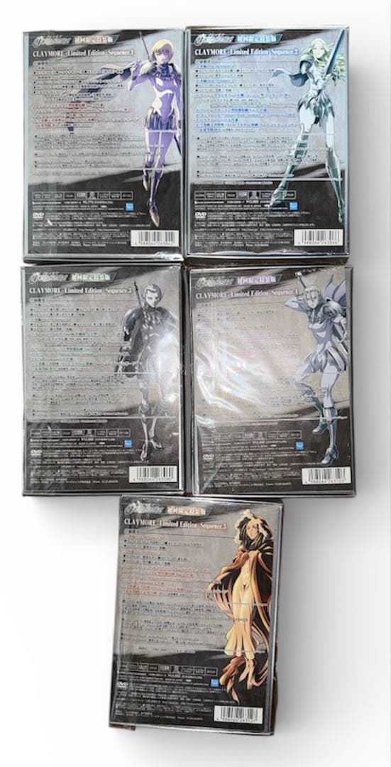 クレイモア　DVD Limited　Edition　全巻　アートコレクション