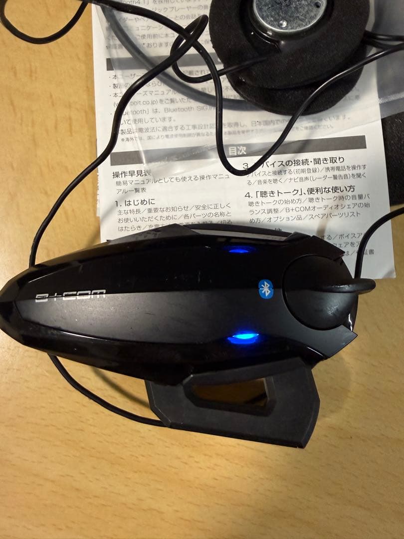 B+COM SB 6X インカム ビーコム ワイヤーマイク使用分一式