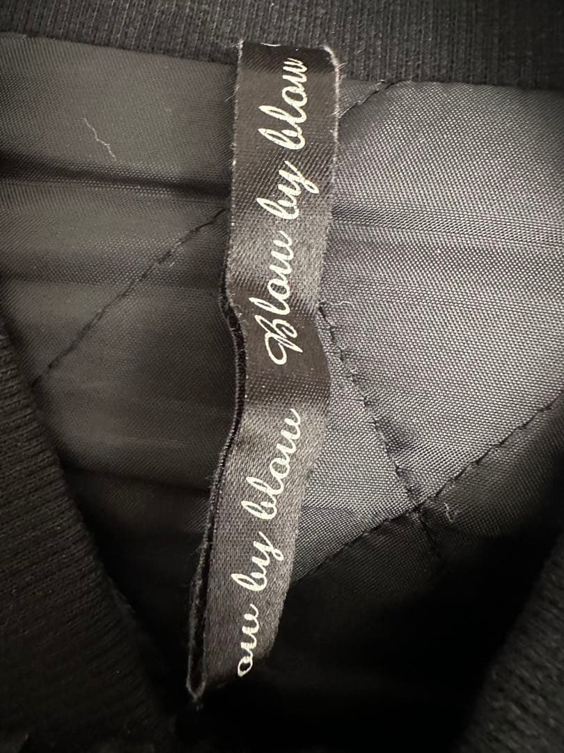 ジャケット・アウター leather switch crush boa stadium jacket