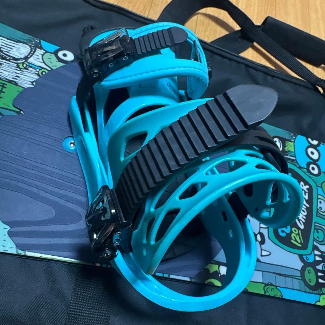 4点セット Burton 120cm バートン 板 ビンディング ブーツおまけ有