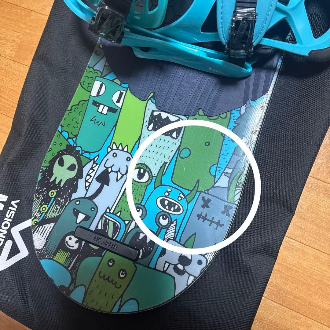 4点セット Burton 120cm バートン 板 ビンディング ブーツおまけ有