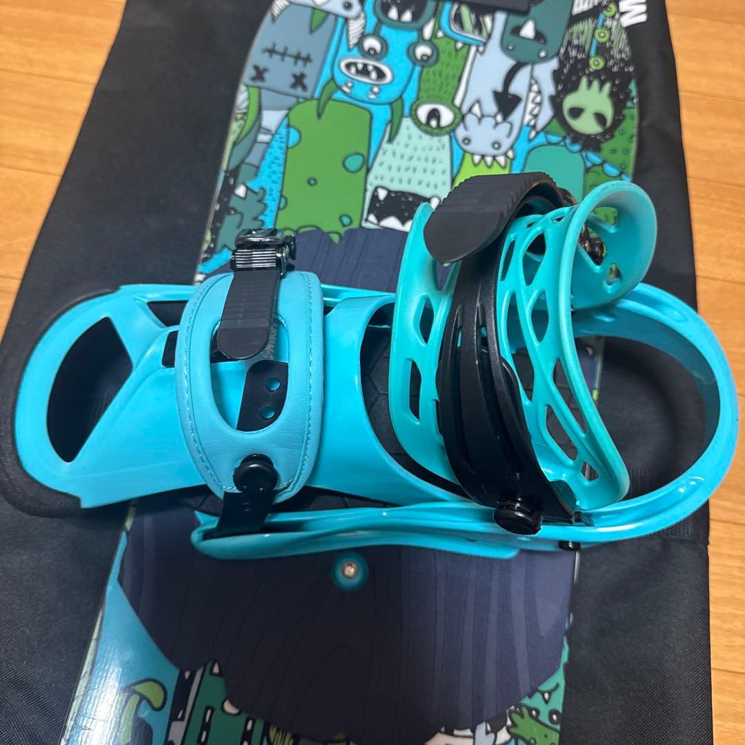 4点セット Burton 120cm バートン 板 ビンディング ブーツおまけ有