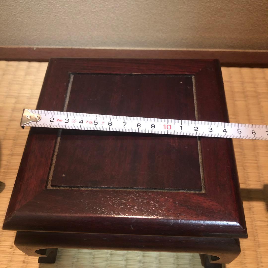 ミニ花台 盆栽台 香炉台 飾り台 4個セット