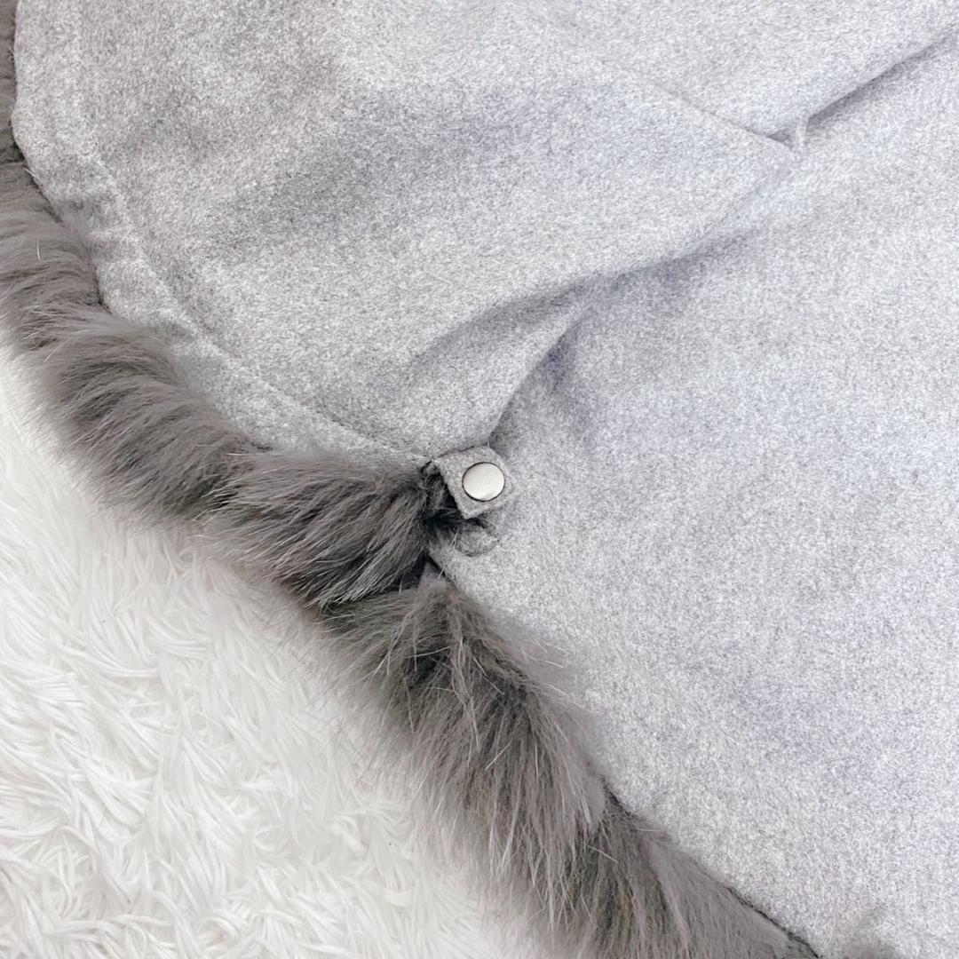 美品 SAGA FURS サガファーズ カシミア100 フォックス ラビット