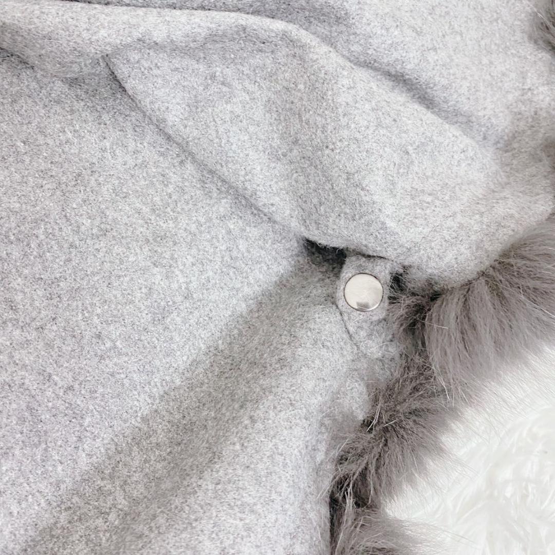 美品 SAGA FURS サガファーズ カシミア100 フォックス ラビット