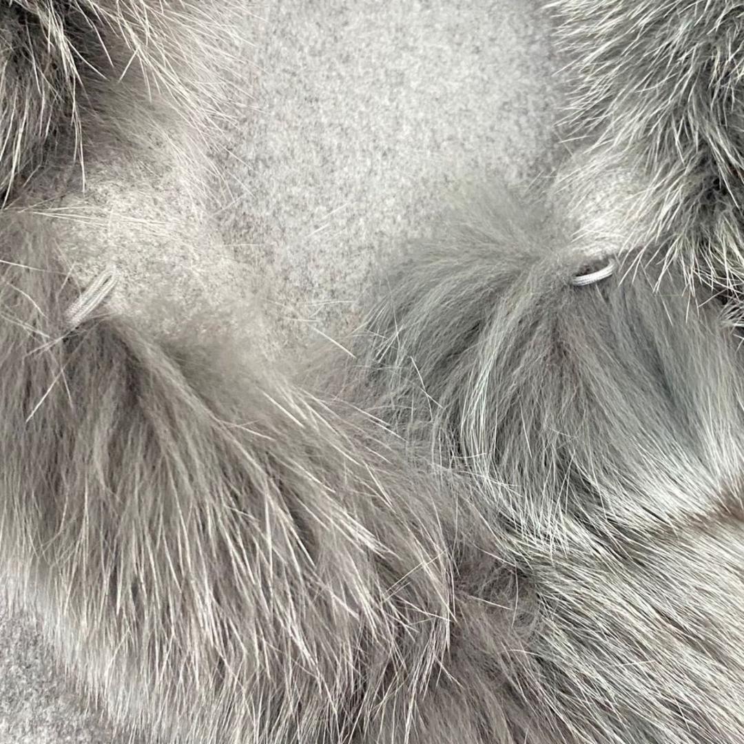 美品 SAGA FURS サガファーズ カシミア100 フォックス ラビット