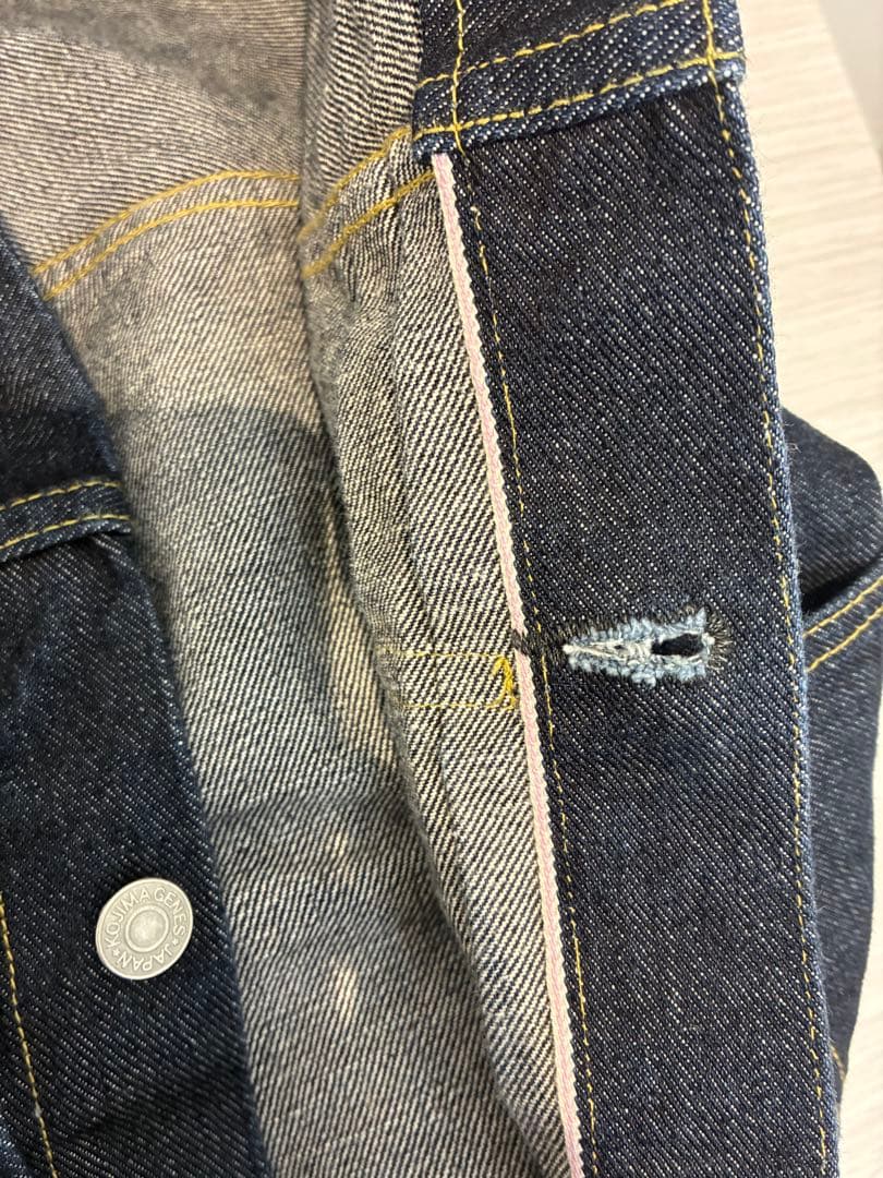 児島ジーンズ17oz左綾大戦モデルセットアップ