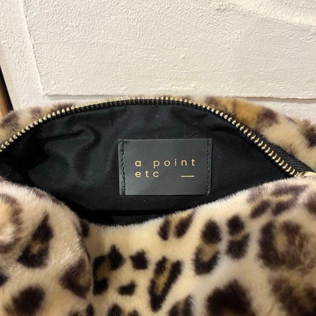 Whim Gazette レオパードファー　バッグ