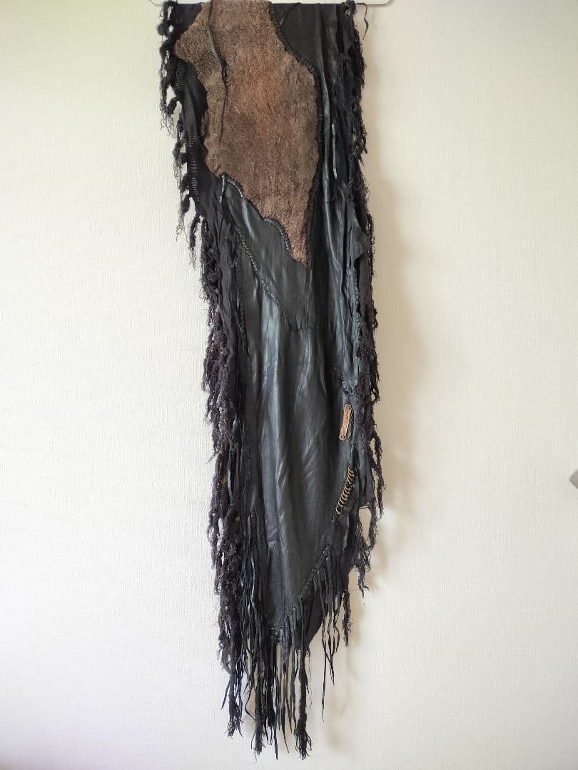 14th addiction 別注アンバーカスタムムートンレザーストール