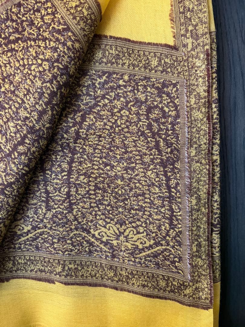 L'Appartement PETRUSSE イエロー ショール ストール