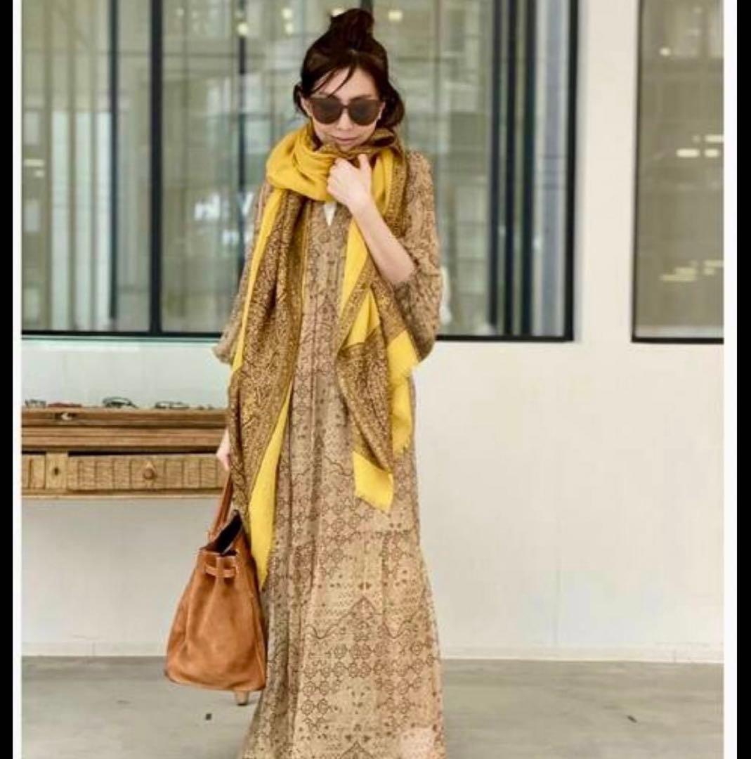 L'Appartement PETRUSSE イエロー ショール ストール