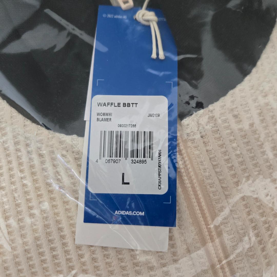 【韓国限定】adidas ワッフル トラックジャケット Lサイズ JW0109