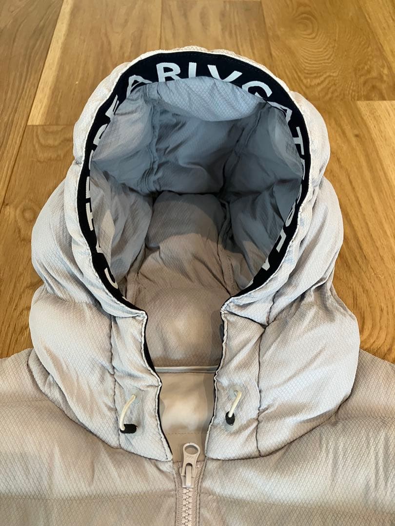 パーリーゲイツ ライトグレー ダウンジャケット サイズ5