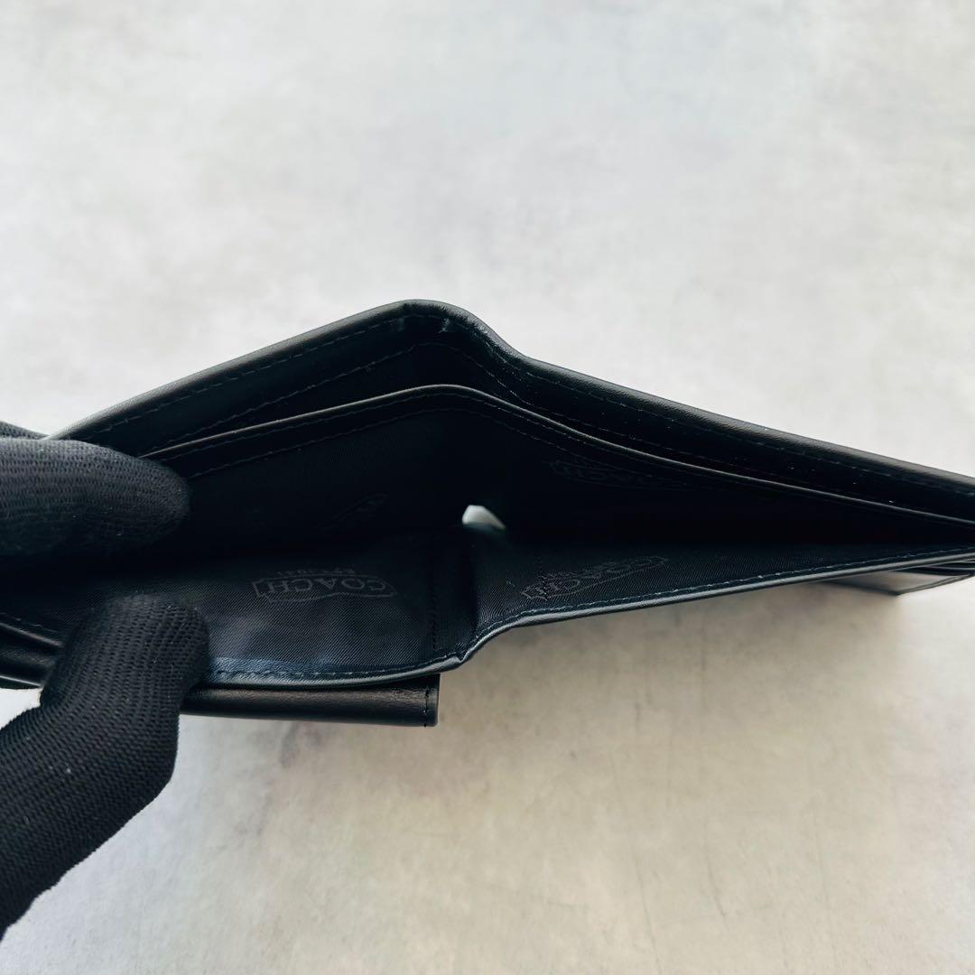 未使用✨COACH ヘリテージ ストライプ  ウォレット 二つ折り財布