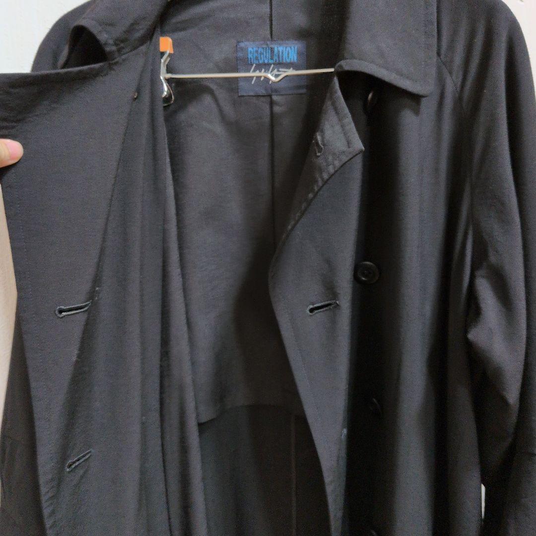 2012AW　Yohji Yamamoto ラグランスリーブ　ロングコート