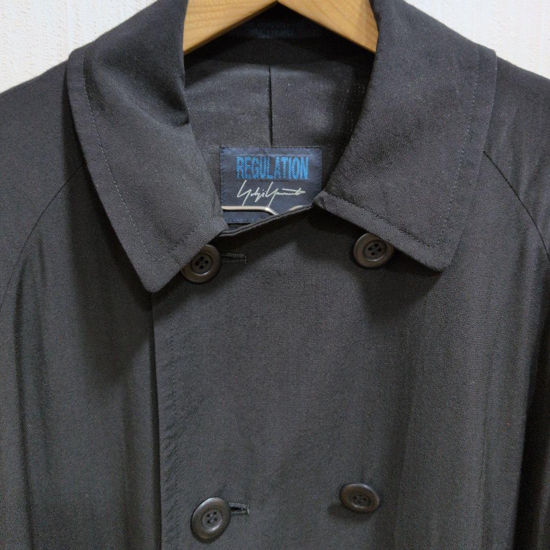 2012AW　Yohji Yamamoto ラグランスリーブ　ロングコート