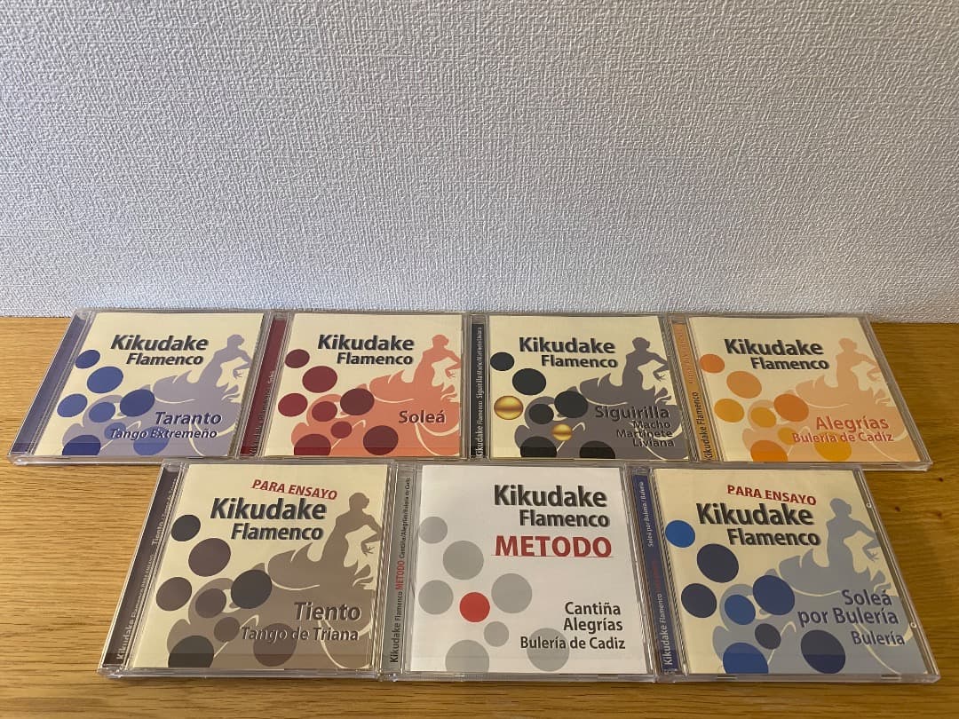 【美品・ほぼ未使用】Kikudake Flamenco CD セット