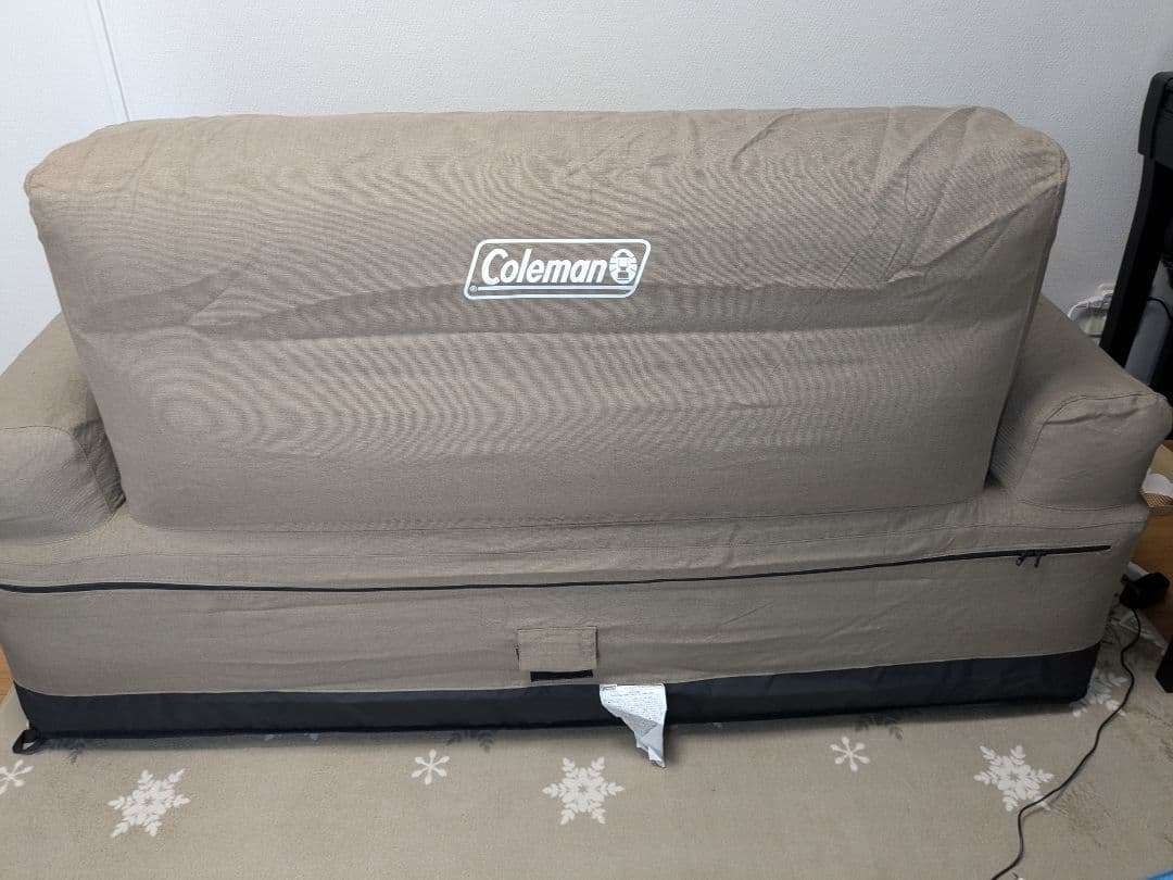 Coleman（コールマン）　エアカウチダブル　グレージュ　アウトドアソファ