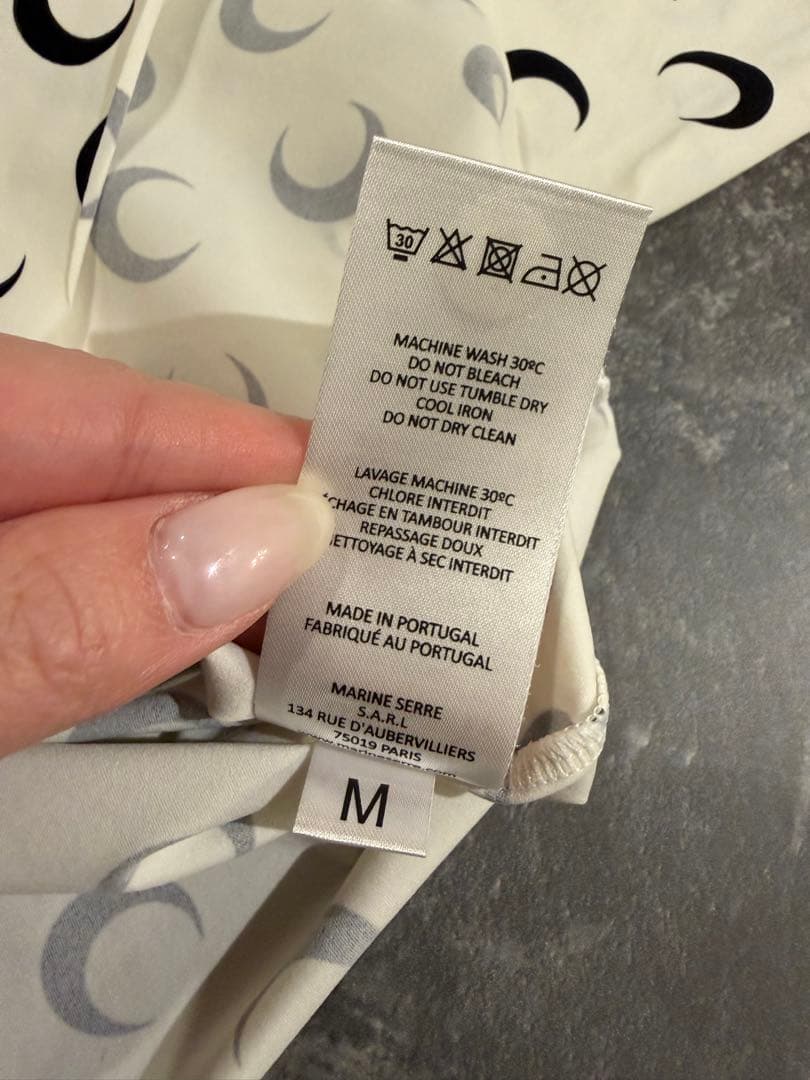 ナ　MARINE SERREマリーンセルmoonプリント長袖トップス収納袋