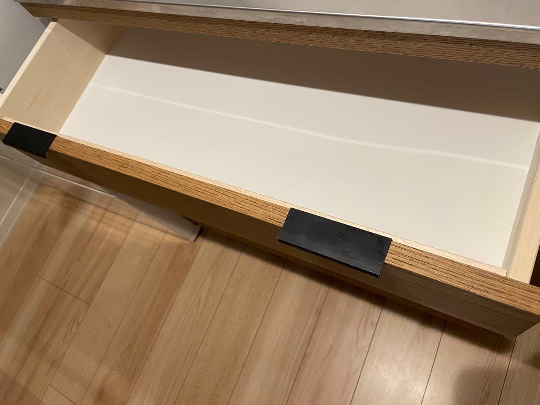 【ぺぇ】unico ADDAY キッチンカウンターW1230