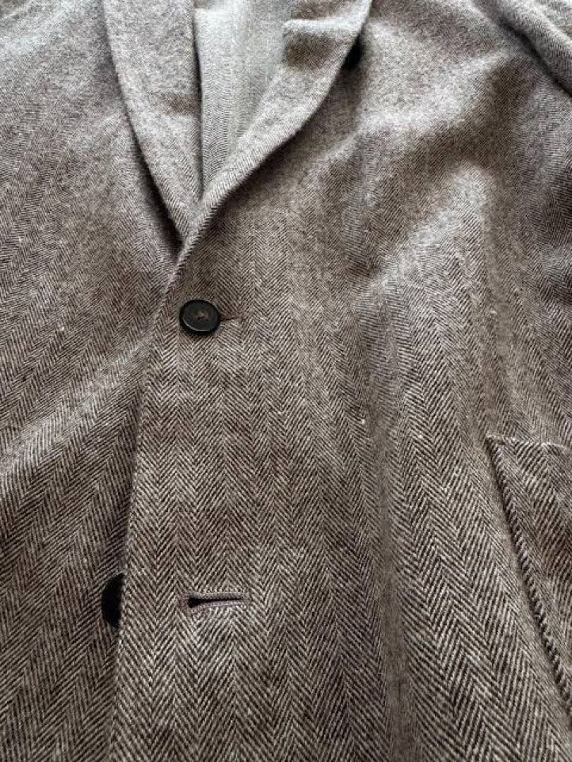 MAATEE & SONS ヘリンボーンジャケット　カシミアリネン