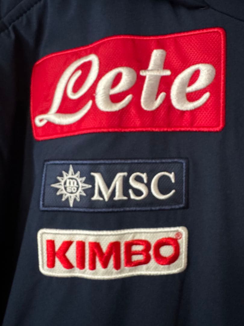 希少　美品　Kappa カッパ　ナポリ　フルスポンサー　ダウンジャケット　L