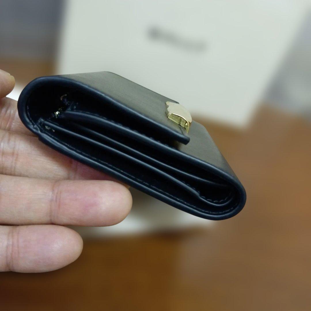 BALLY　バリー　財布、小銭入れ、ブラック革　ゴールド金具　超美品!