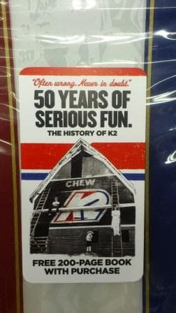 K2スキー　184㎝　competition 50周年記念モデル