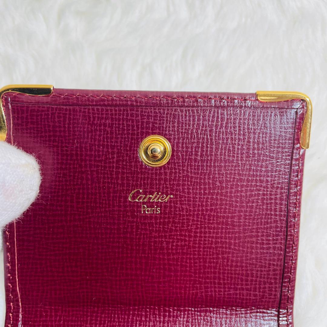 新品未使用・箱付き　カルティエ　ケース　マストライン　カーフレザー