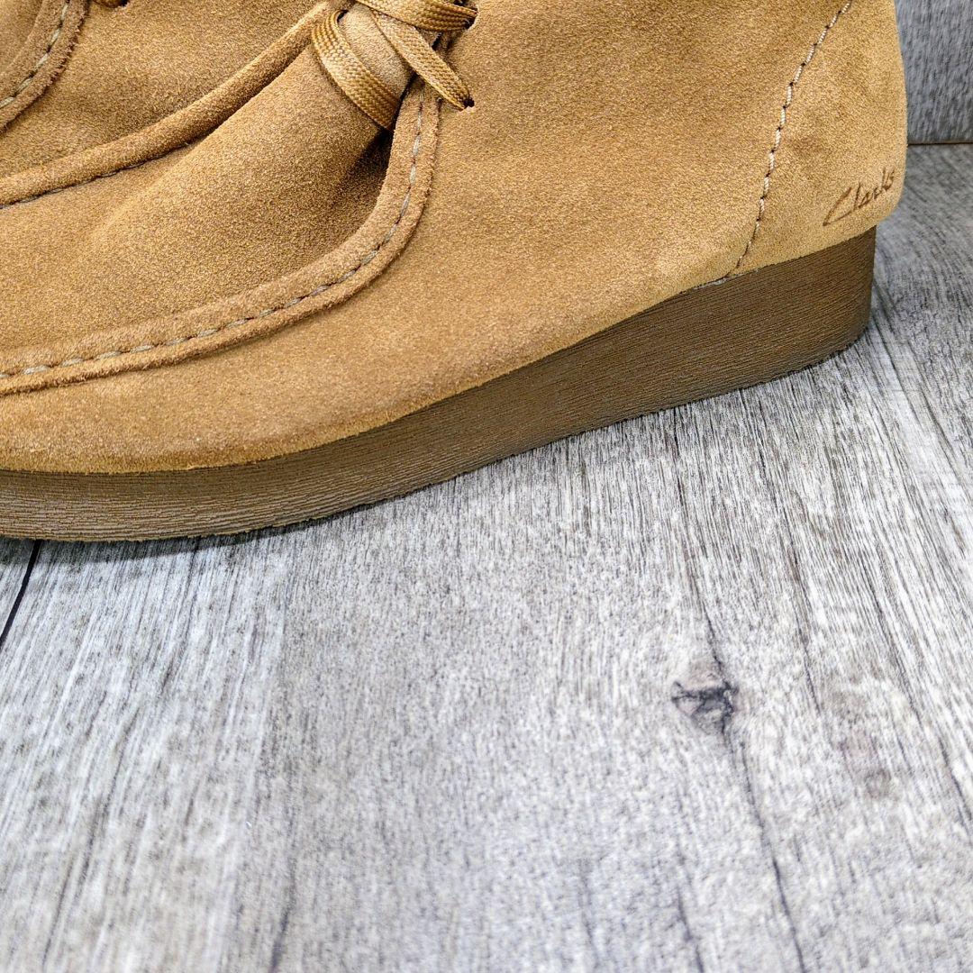 クラークス 26.0cm スエード ワラビー ブラウン Z030