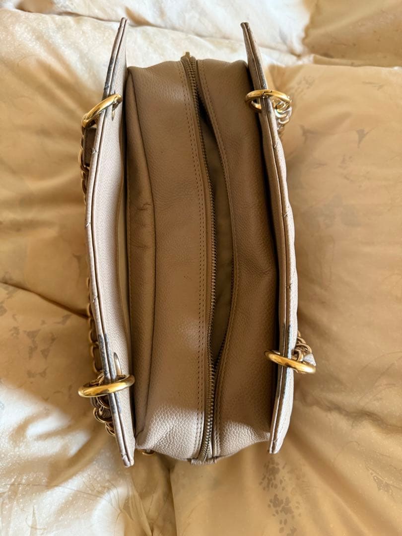 CHANEL シャネル マトラッセ PST キャビアスキン ベージュ希少カラー