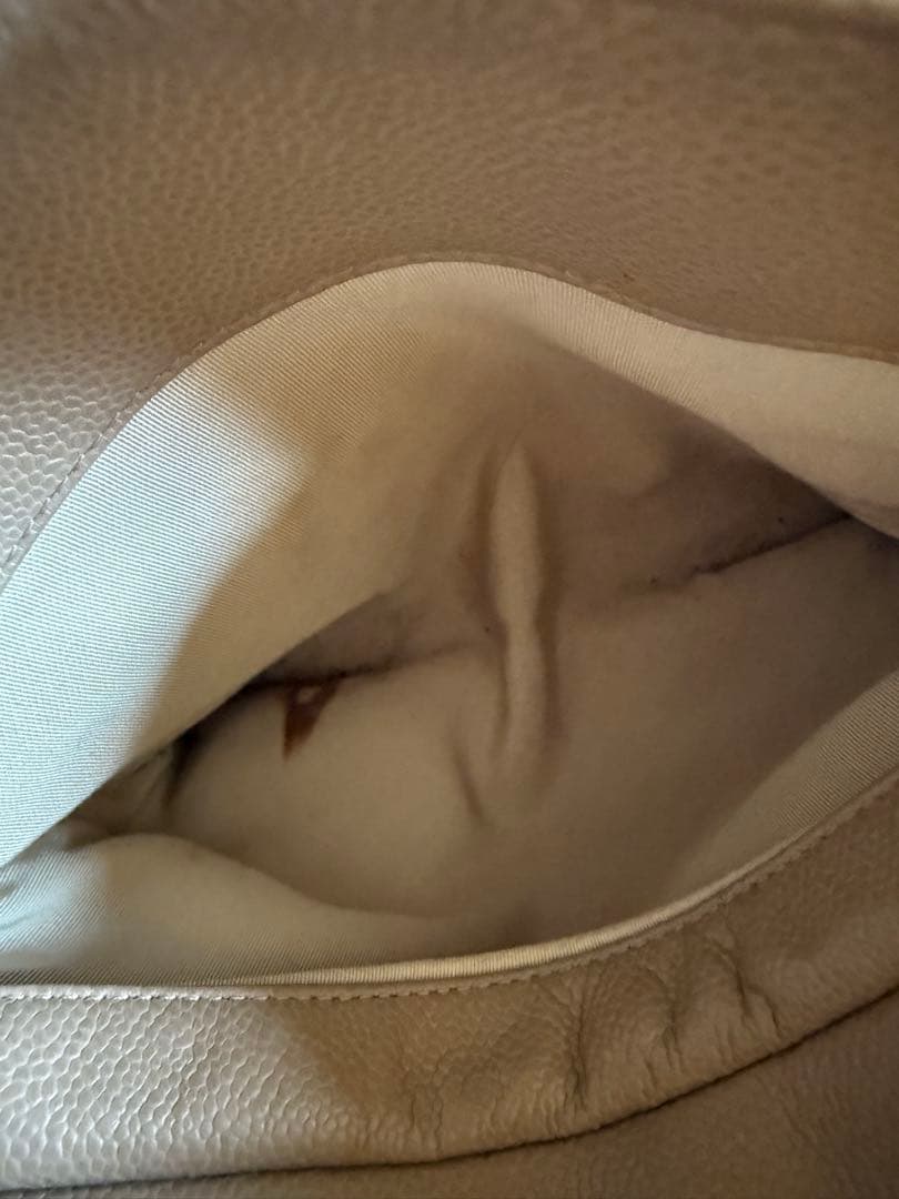 CHANEL シャネル マトラッセ PST キャビアスキン ベージュ希少カラー