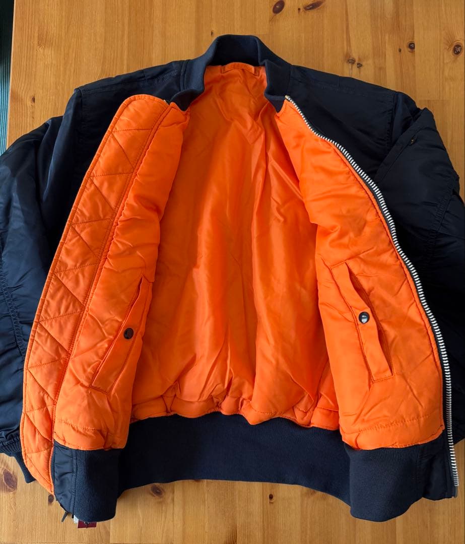 ALPHA アルファインダストリーズ MA-1 ミリタリーコート フライト L