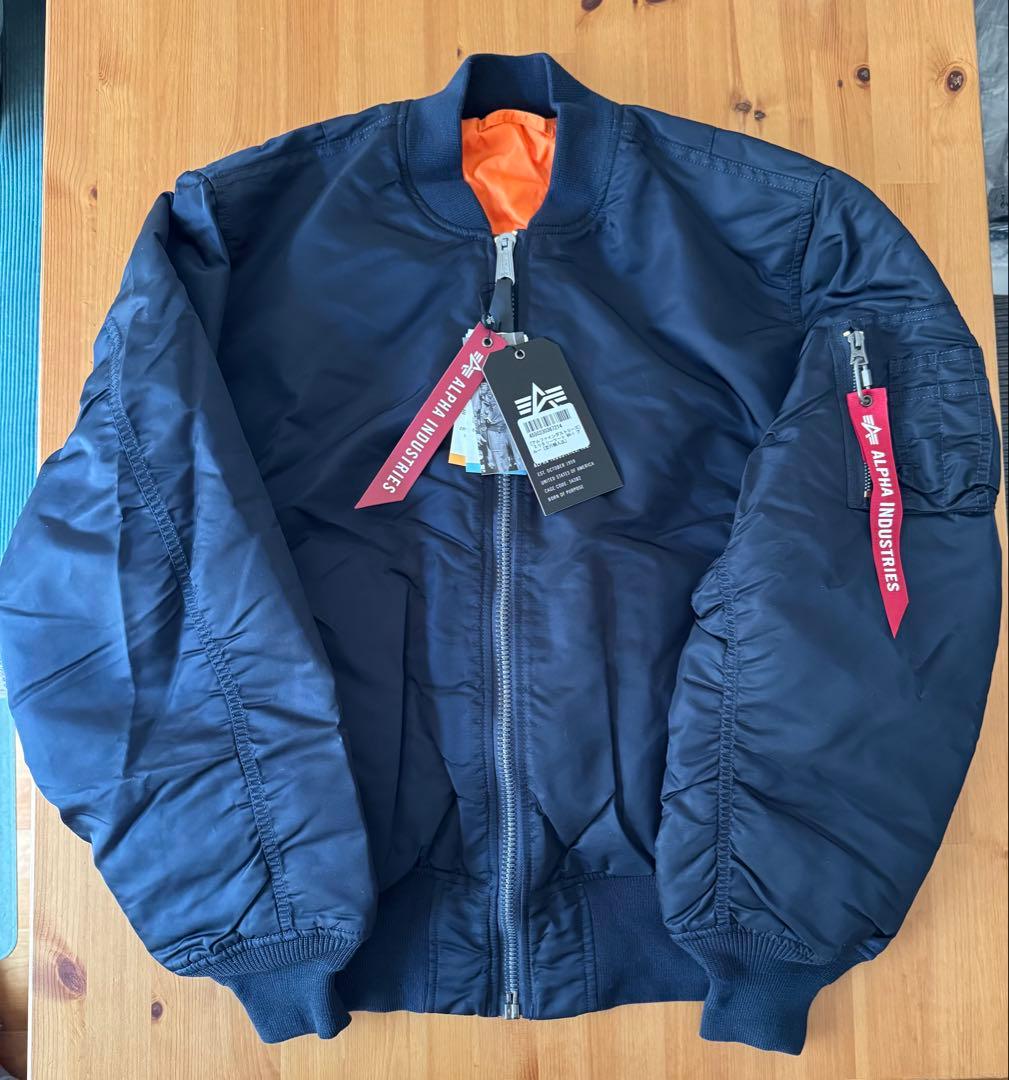 ALPHA アルファインダストリーズ MA-1 ミリタリーコート フライト L