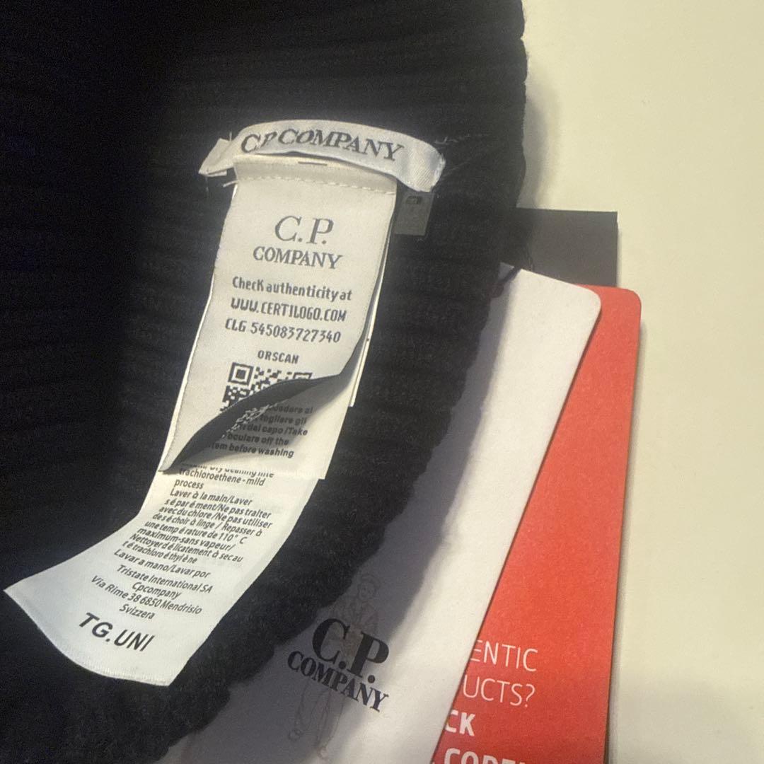 【新品】C.P.COMPANY シーピーカンパニー ビーニー ニット帽