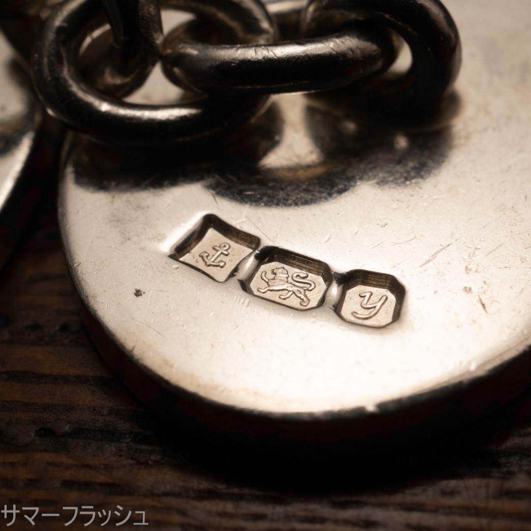 Asprey アスプレイ 本格ダブルフェイス シルバー925カフスボタン