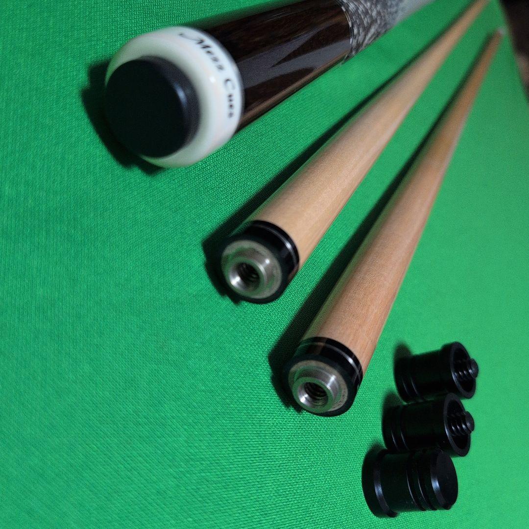 ビリヤード、mezz,EC-R.UJジョイント、ノーマルシャフト×2本美品です