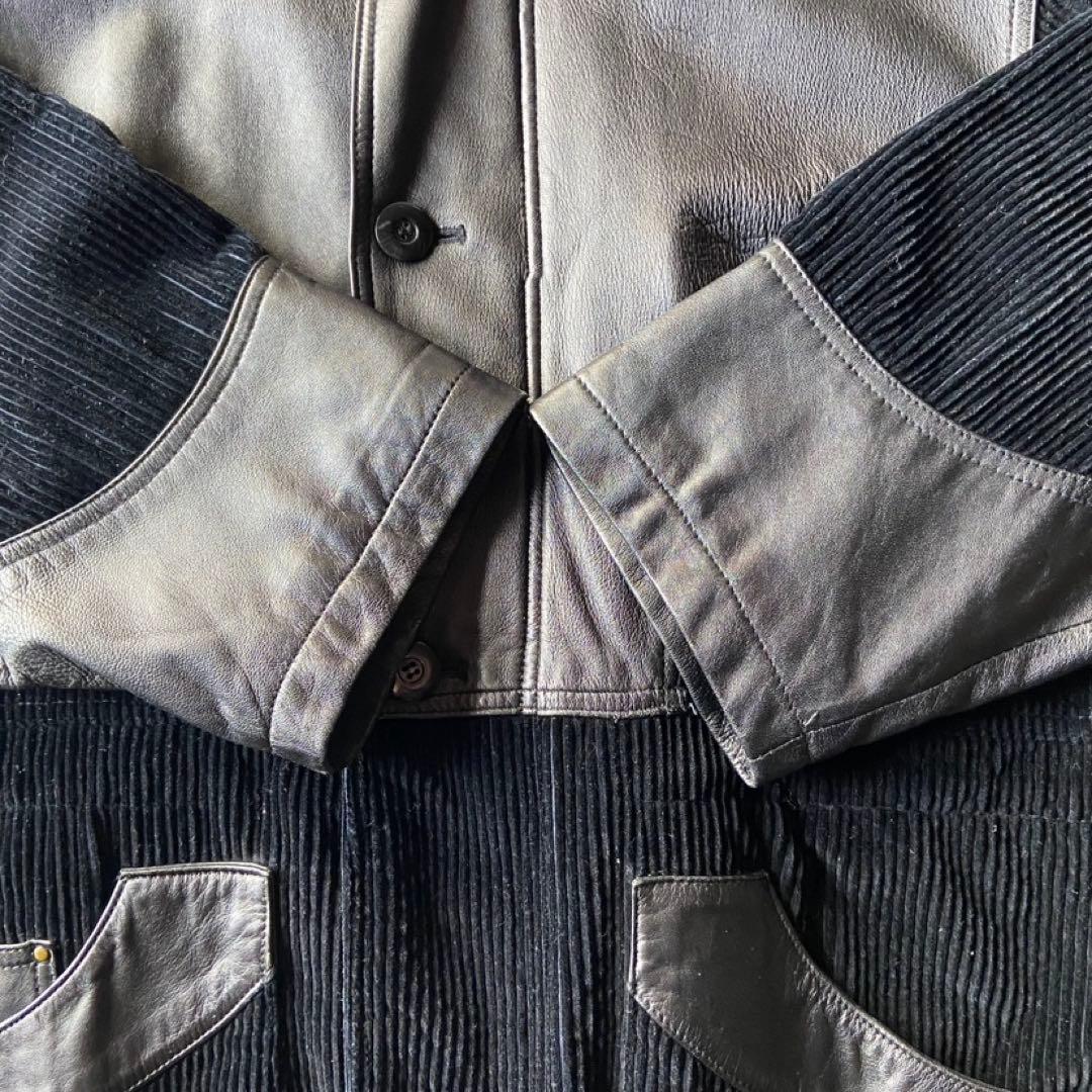 ジャケット・アウター 90s 00s vintage leather switch coverall