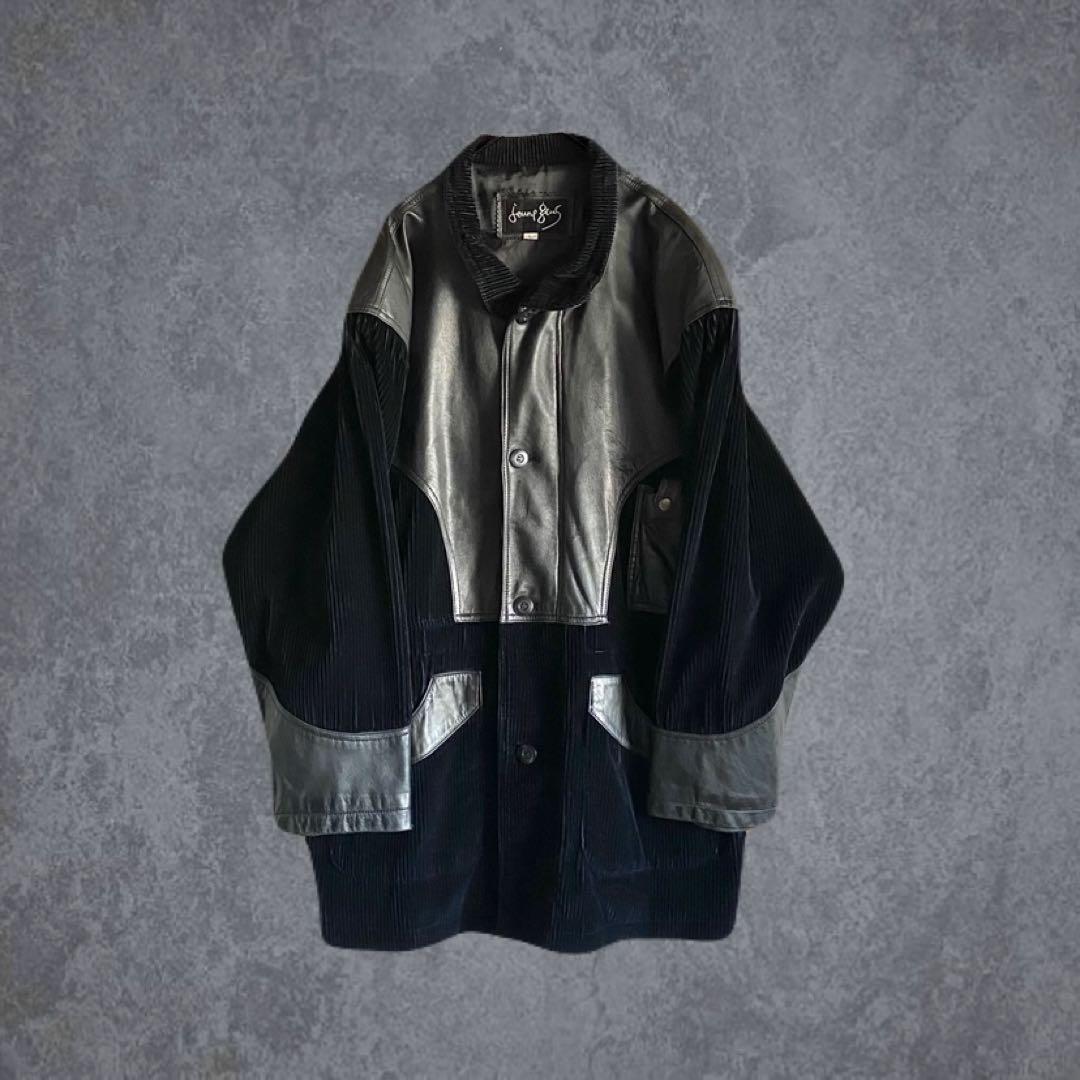 ジャケット・アウター 90s 00s vintage leather switch coverall