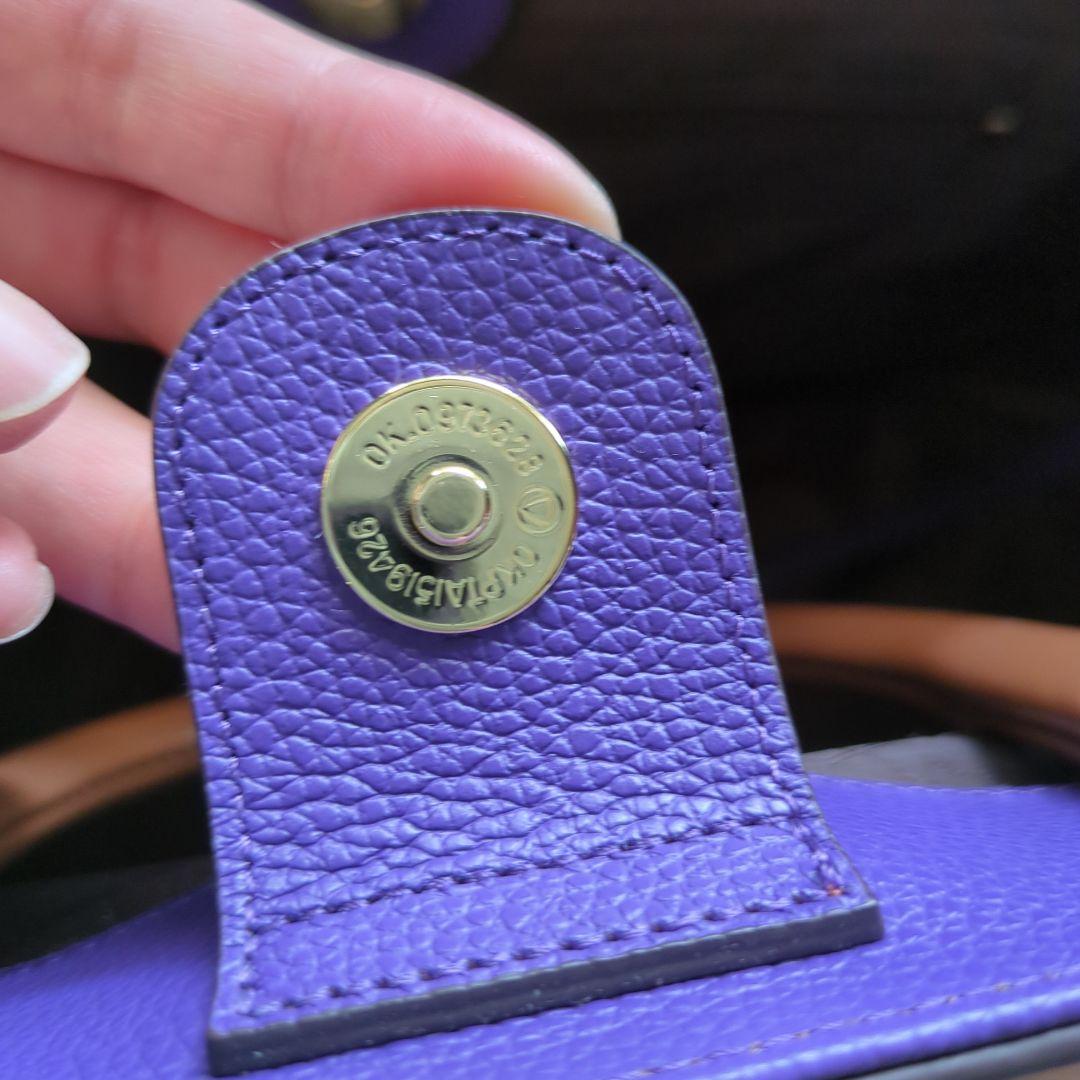 冬にこっくり色の本革・新品サマンサタバサバック