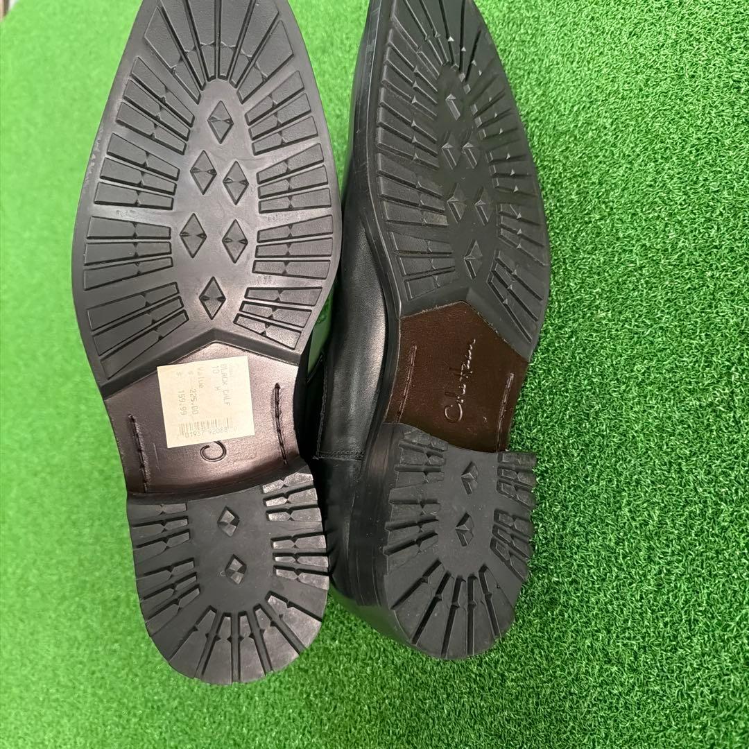 コールハーン　CaleHaan 黒 レザーハーフブーツ