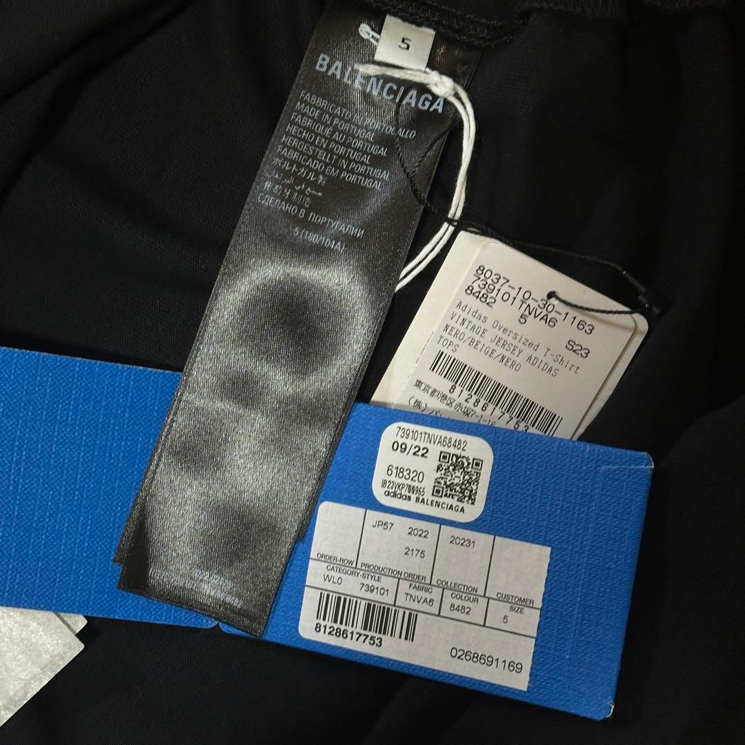 ペ*ケ様 【未使用】balenciaga adidas tシャツ
