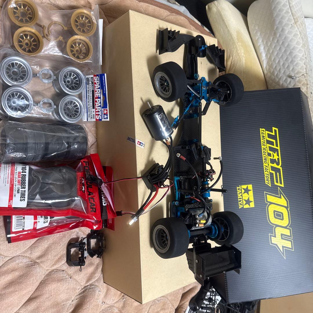 ド*ク様 TAMIYA TRF104 シャーシキット 1/10組立済み未走行他